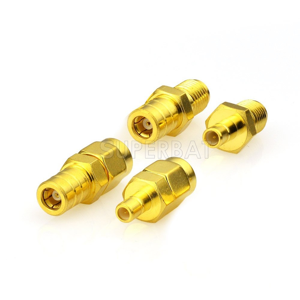 4 RF Connector SMA to SMB Male/Female Adapter Set for Coaxial Cable DAB Antenna 