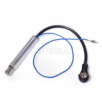 Superbat DAB to  Antenna AM FM ISO Plug Signal Amplifier Radio Antenna for VW Audi