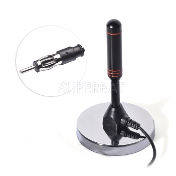 Car FM radio antenna home modification CD player FM antenna enhanced signal magnet sucker type