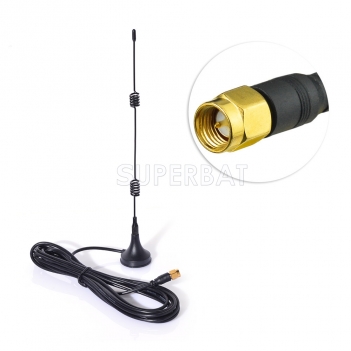 2.4GHz SMA 7 dBi Wireless Wifi WLAN Signal Booster Antenna 5X Range Extender