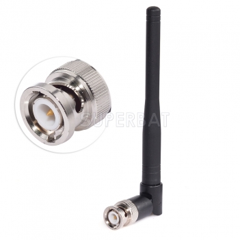 433Mhz Omni Antenna 3 DBi tilt-and-swivel BNC Plug for Ham Radio