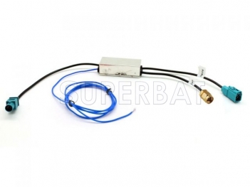 Superbat DAB Fakra to SMA Connector Aerial Antenna Splitter Car Stereos DAB Installed