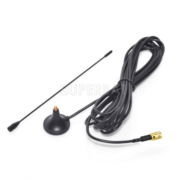 DAB/DAB+ car radios aerial for magnetic mount DAB aerial of SMB connector 4m Cable