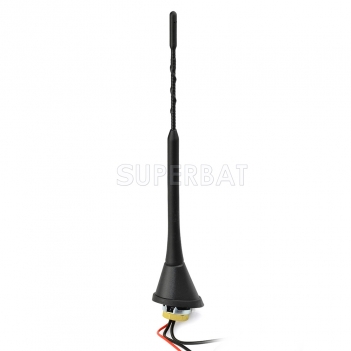 DAB Radio Car Aerial Antenna Mast FME Amplified roof mount antenna