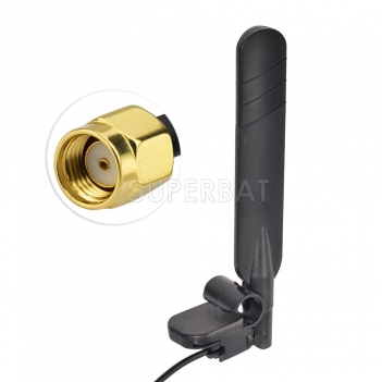 2.4GHz WiFi Clip/Blade Antenna RP SMA for Ubiquiti PCMCIA Wireless Card