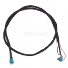 Superbat HSD Cable Assembly Z Code Right Angle Jack to Z Code Straight Pulg 120cm