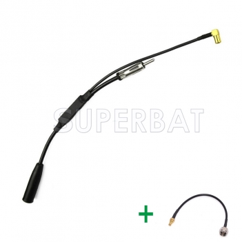 DAB Car radio receiver DAB/FM/AM aerial converter/splitter and F connector antenna for car stereo