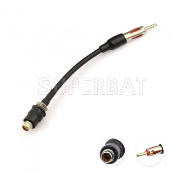 DAB Car radio antenna DAB/FM/AM aerial converter/splitter With RAST II Aerial adaptor cable