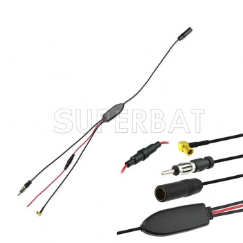 FM/AM to DAB/DAB+/FM/AM car radio aerial Amplifier/converter/splitter and Fakra Aerial adaptor cable