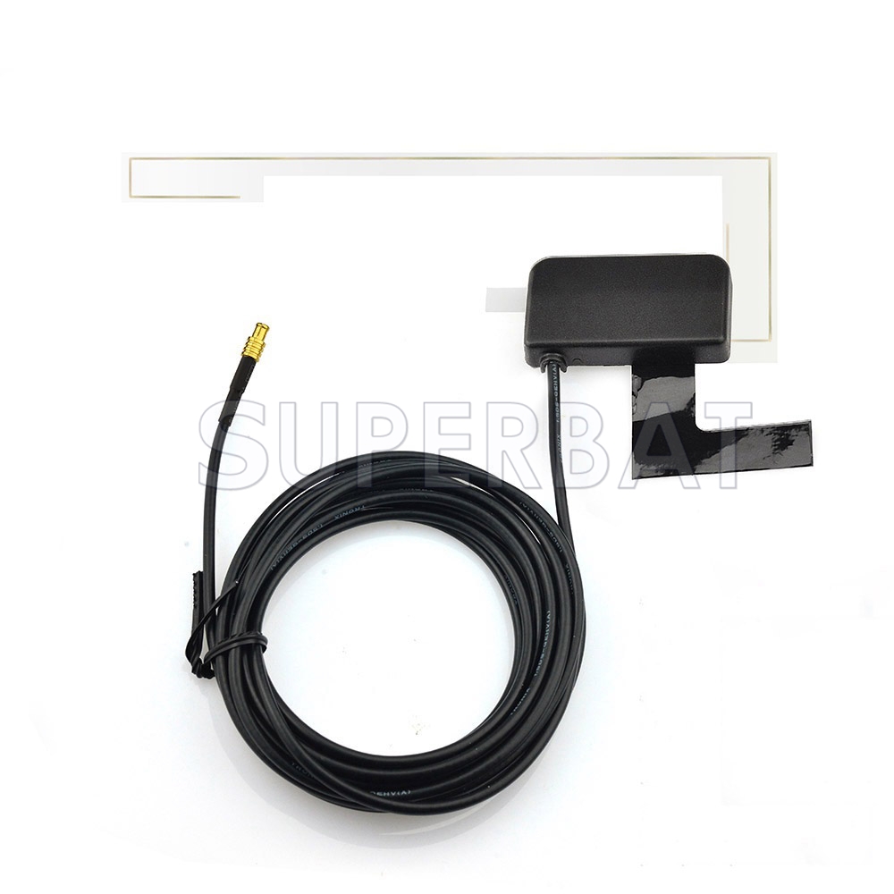 Auto Car Universal Window Glass Mount DAB Digital Radio Antenna SMB Female  Right Angle Connector