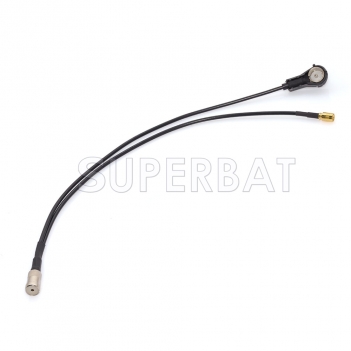 FM/AM to DAB Aerial Converter/Splitter ISO Adapter Cable