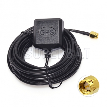 Custom GPS Antenna SMA Connector 1535-1550 MHz 5 meters Active Antenna