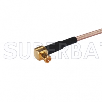 BNC Female Bulkhead with O-ring to MCX Male Right angle 75 Ohm RF Cable RG179 MCX male to BNC