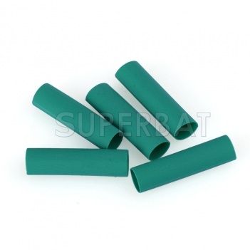 Wire Wrap Sleeve 3.5 mm Dia 18 mm Long Heat Shrink Tubing 100Pcs green