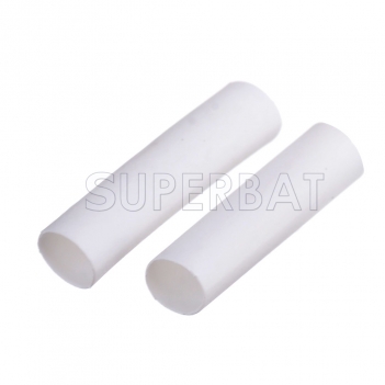 100pcs Wrap Wire white 3.5mm Dia Heat Shrink Tube Sleeving