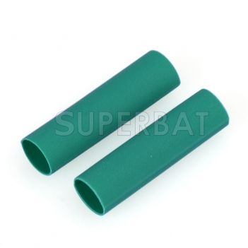 Wire Wrap Sleeve 3.5 mm Dia 18 mm Long Heat Shrink Tubing 100Pcs green