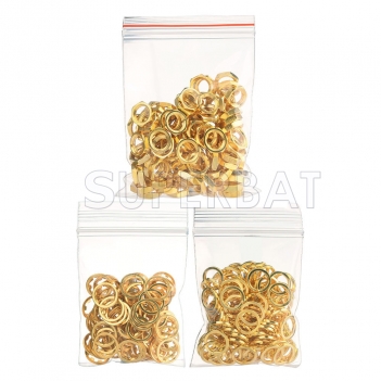 RF SMA nut gasket tooth washer SMA female dedicated gold plated antenna seat accessories SMA screw washer for SMA jack connector