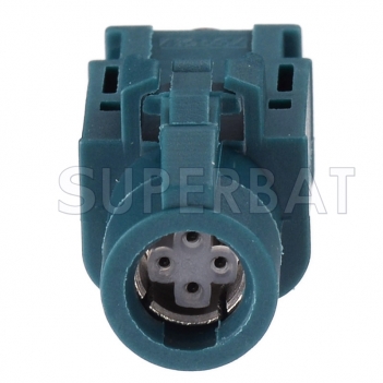 Car/Auto/Vehicle HSD Fakra Z Crimp Female Jack RF Connector for Dacar 535 4 pole