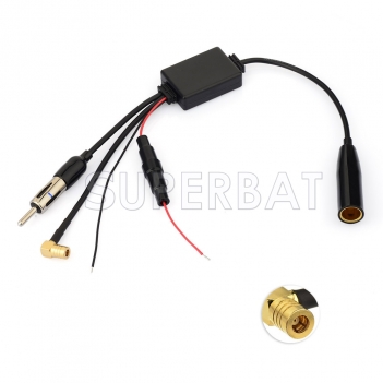 FM/AM to DAB/DAB+ car radio aerial converter Signal Splitter+Amplifier for Sony DAB