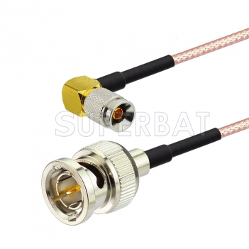 Sdi video cable DIN 1.0/2.3 Male Right Angle to BNC Male 75ohm HD SDI Cable 100cm for Blackmagic Video Assist