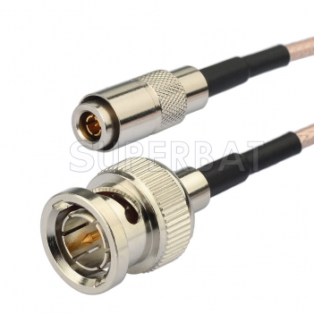 DIN 1.0/2.3 Male to BNC Male 75 Ohm SDI Cable Cord for Blackmagic BMCC/BMPCC Video Assist 4K Transmissions 100cm