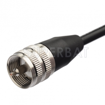 NMO Vehicle Antenna Mount to UHF PL-259 Connector RG58 Coax Cable for Yaesu/Vertex Mobile Radio