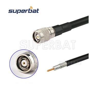Custom RF Cable Assembly RP TNC Plug Straight  pigtail cable Using LMR-400 Coax