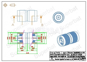 N Plug Male to N Plug Male Adapter Straight