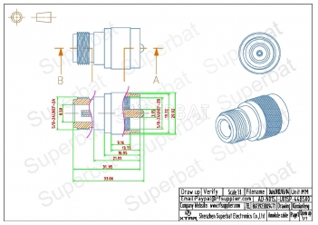 N Jack Female to UHF Plug Male Adapter Straight