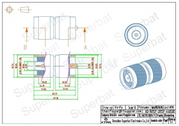 N Plug Male to UHF Plug Male Adapter Straight