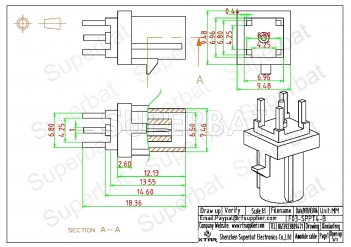 FAKRA B Plug Male Straight PCB Connector