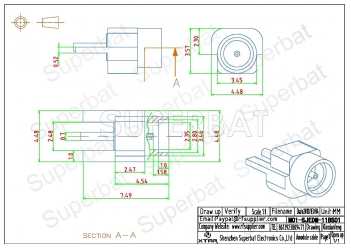 MMCX Jack Female Connector Straight Solder