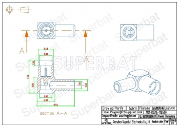 MMCX Jack right angle to crimp RG174 RG316 gold plated connector adapters cheaper price