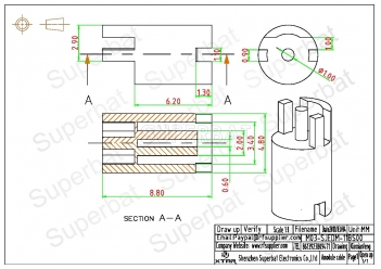 MCX Jack Female Connector Straight Solder