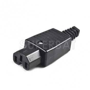 IEC C14 Connector Female Kettle Mains Power Inline Jack rewirable