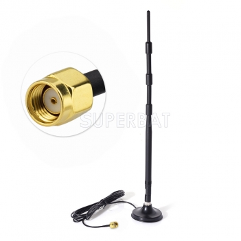 2.4GHz 9dBi Omni WiFi Antenna for RP-SMA Wireless LAN CARD AP