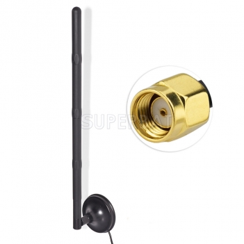 2.4GHz 9dBi Omni WiFi antenna RP-SMA for wireless router