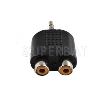 6.5mm-RCA Adapter 6.5mm Jack to RCA Jack/Jack RF Adapter