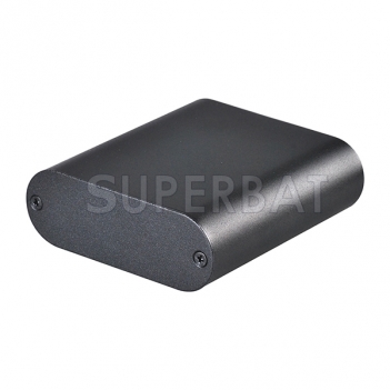 75*70*24mm (L*W*H) Black Aluminum Box Enclousure Case