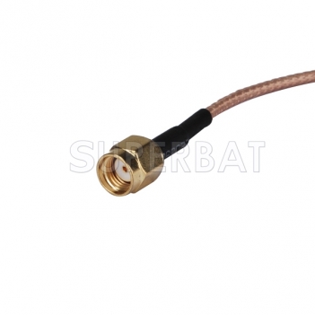 RF cable assembly N female bulkhead O-ring to RP-SMA male straight Patch Lead RG316 for wireless