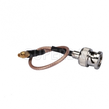 MMCX Male Straight to BNC Male Straight Pigtail Cable RG-316 Coax Cable Assembly