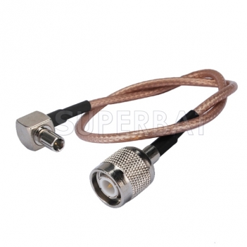 TNC Plug Straight to TS9 male right angle Pigtail cable