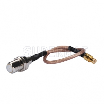 MCX Male to F Female Bulkhead Connector RG316 Cable for DVB-T SDR USB Stick Dongle
