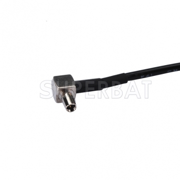 RP-SMA Female bulkhead to TS-9 Male Right Angle RG174 3G Wireless Modem Extension Adapter Cable For Huawei USB Modem