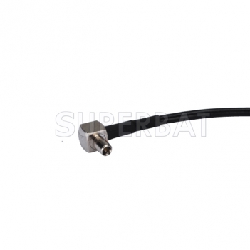 TS-9 Right Angle to N Female Bulkhead 3G 4G GMS Satellite Adapter Pigtail cable