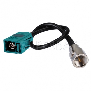 Pigtail cable FME male Plug to Fakra Z female JACK RG174 15CM