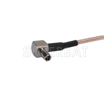 Pigtail cable TS9 Male RA to SMB male RA RG316 15cm