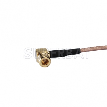 Pigtail cable TS9 Male RA to SMB male RA RG316 15cm