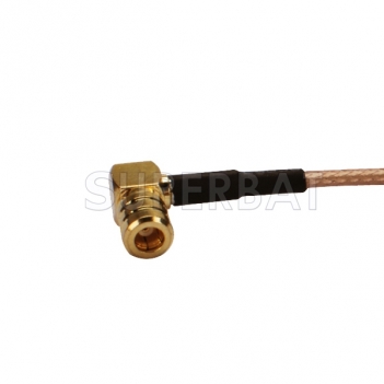 SMB male RA to SMB female RA pigtail Cable RG316