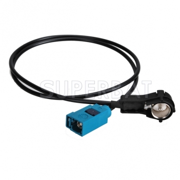 Audi/ VW Antenna adapter ISO-FAKRA (MFD 2, Delta) 50 Ohm Extension Cable Custom RF cable assembly